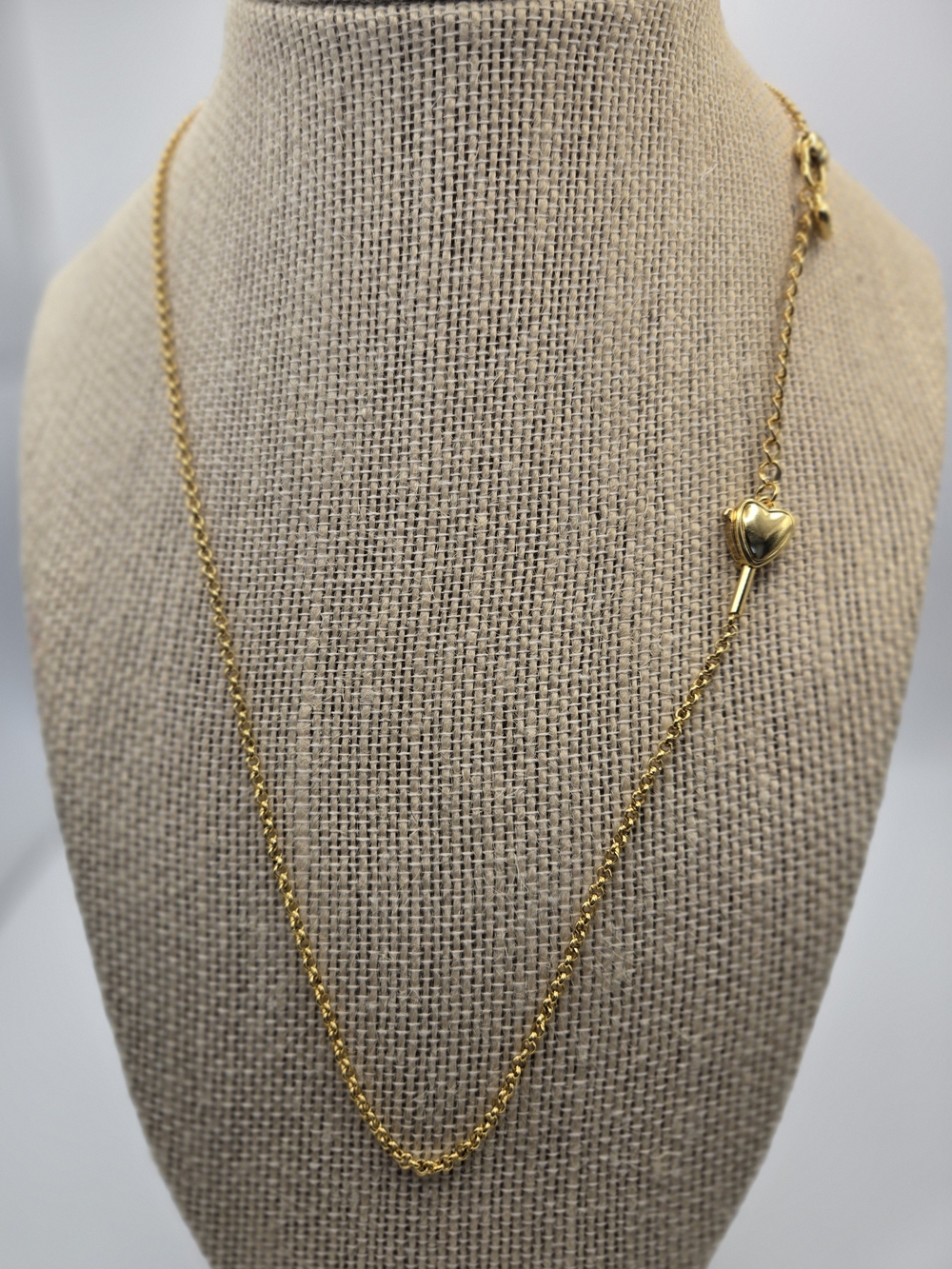 NWOT Brighton VIVI Delicate Petite Charm Necklace Gold Plated Dainty Add Amulets - Picture 4 of 8
